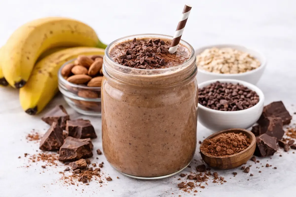 čokoladni smoothie recept