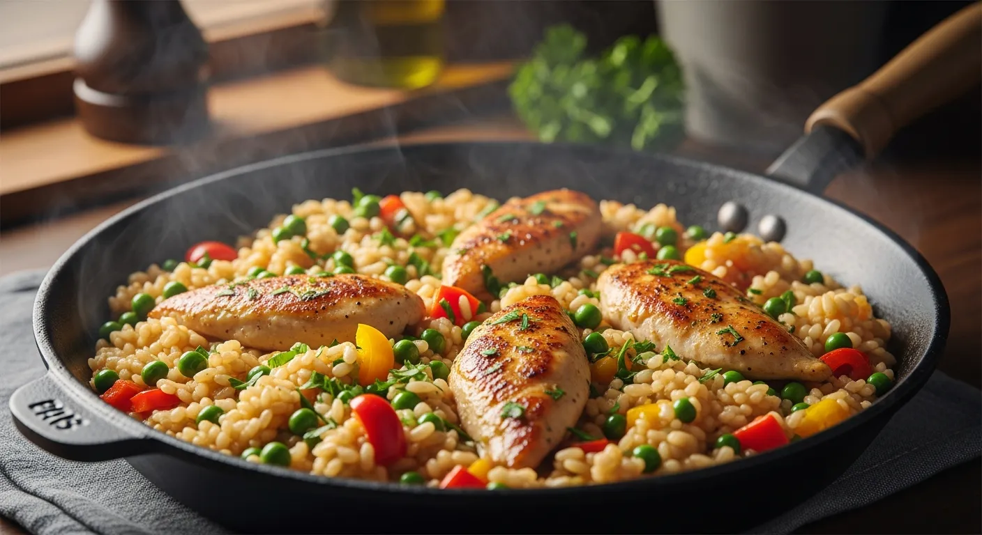 Rižoto sa piletinom i povrćem recept