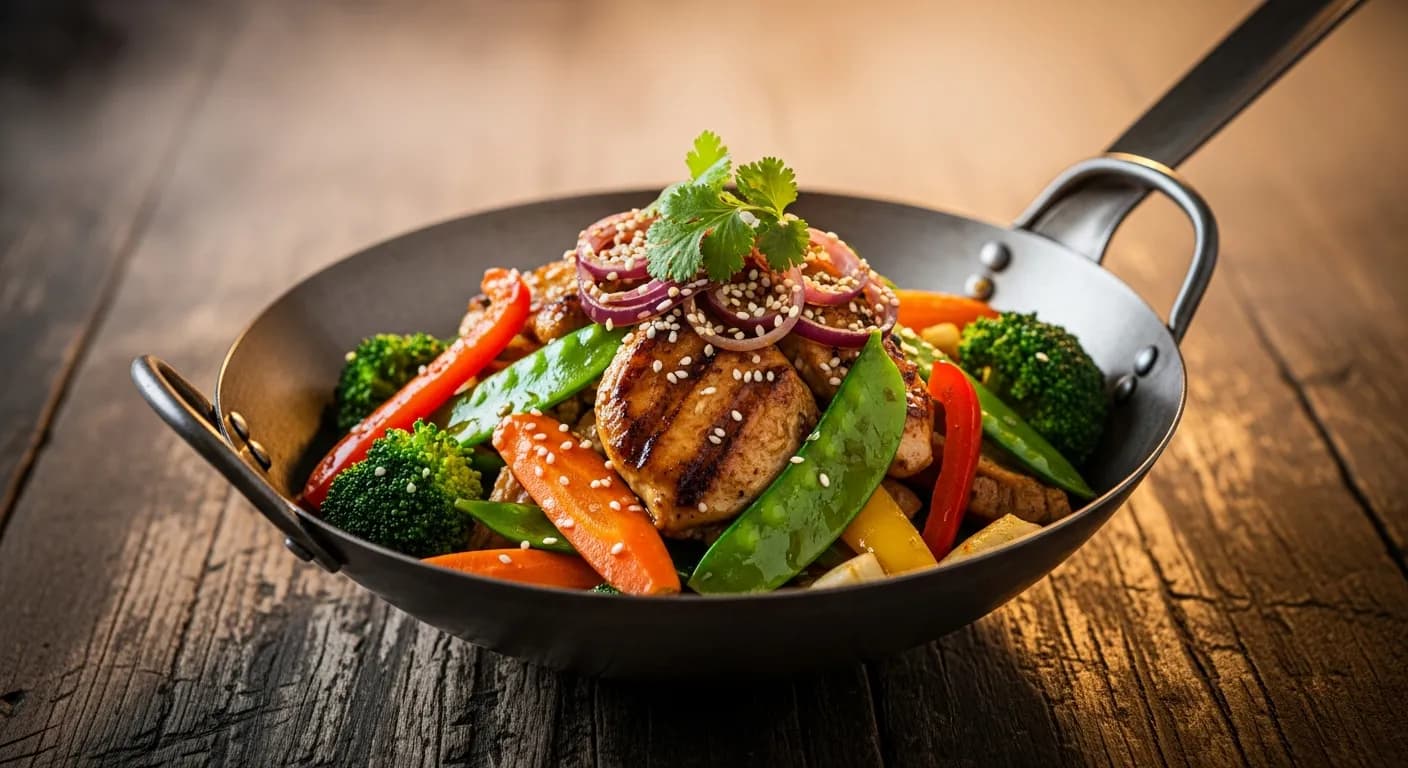 Pileći wok sa povrćem recept