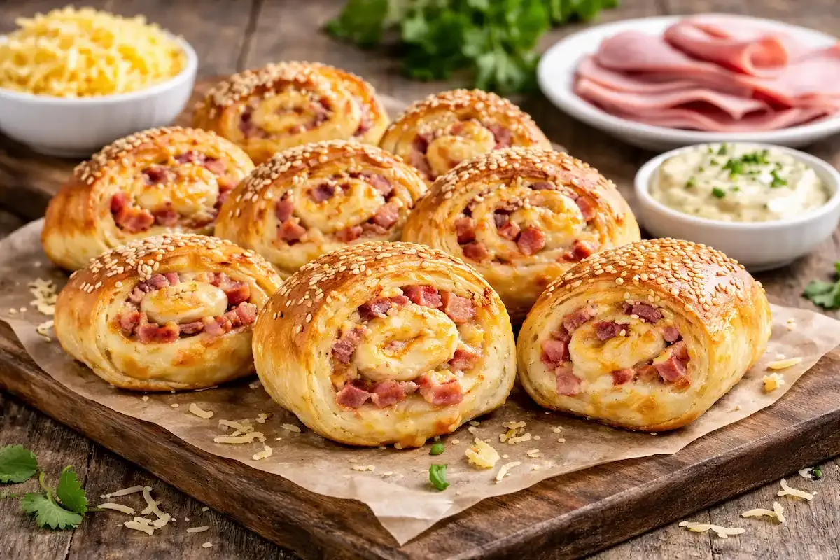 Slane rolnice sa sirom i šunkom