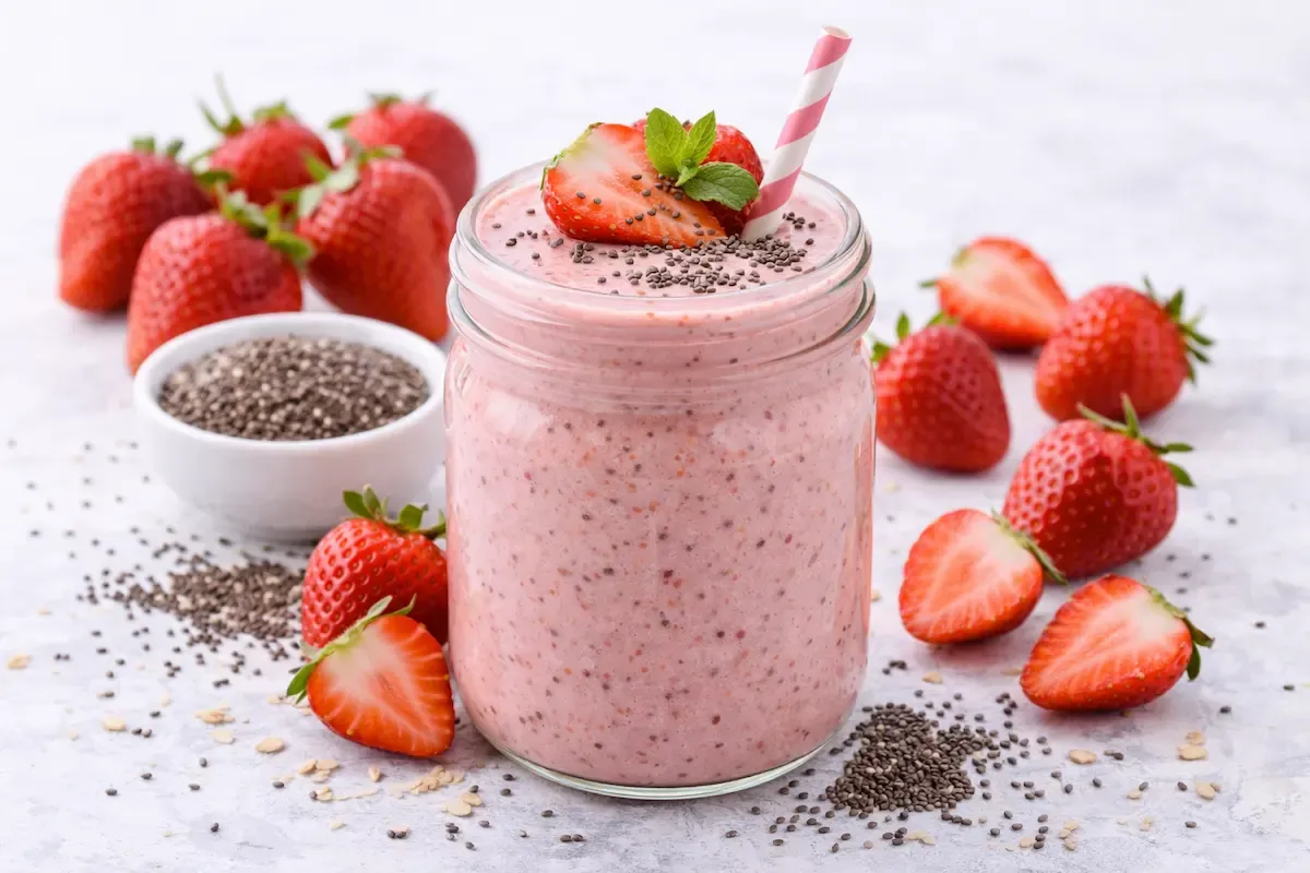 smoothie od jagoda i chia sjemenki recept