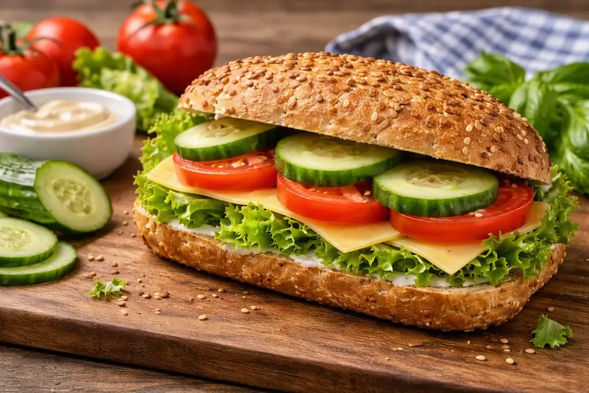 sendvič sa sirom i povrćem