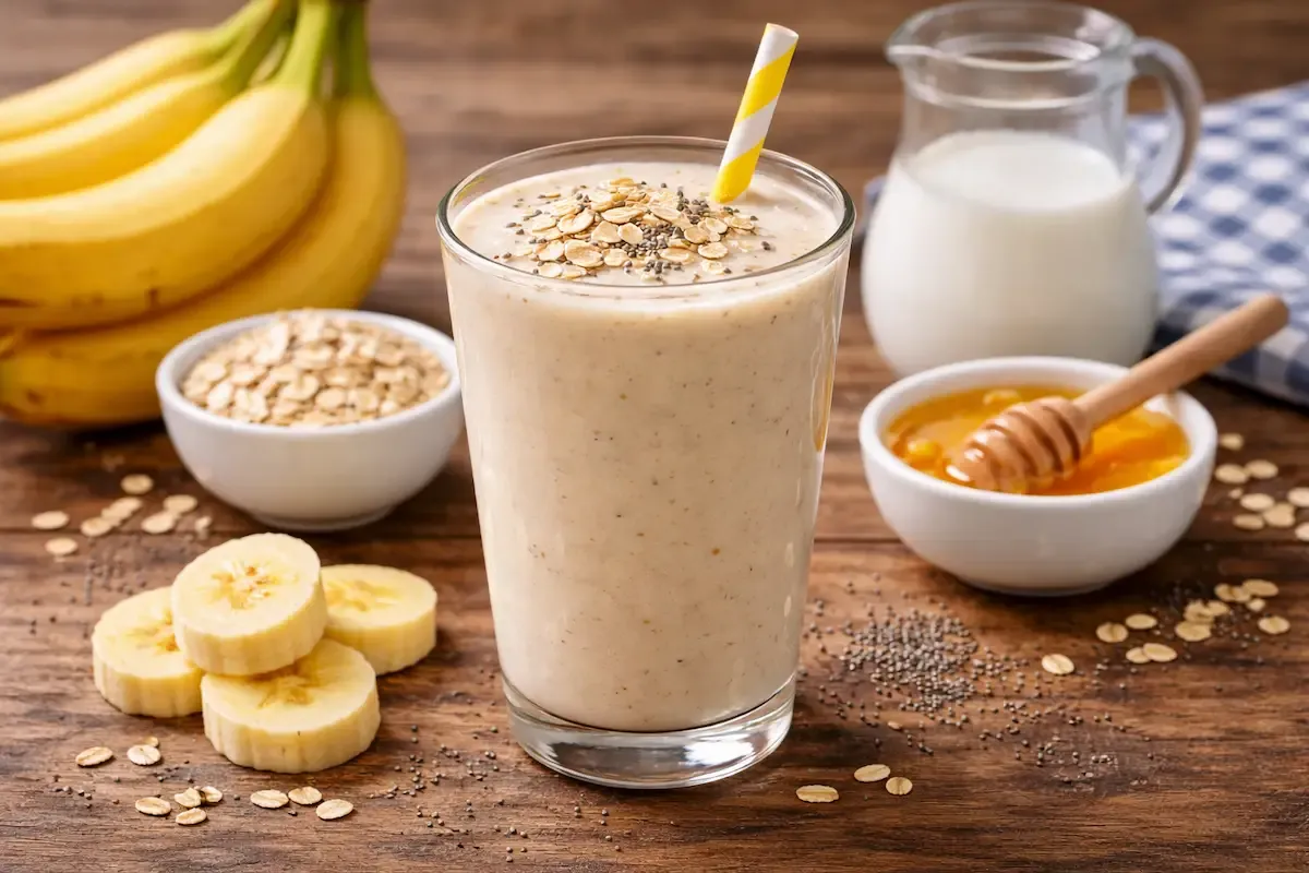 smoothie od banana i jogurta