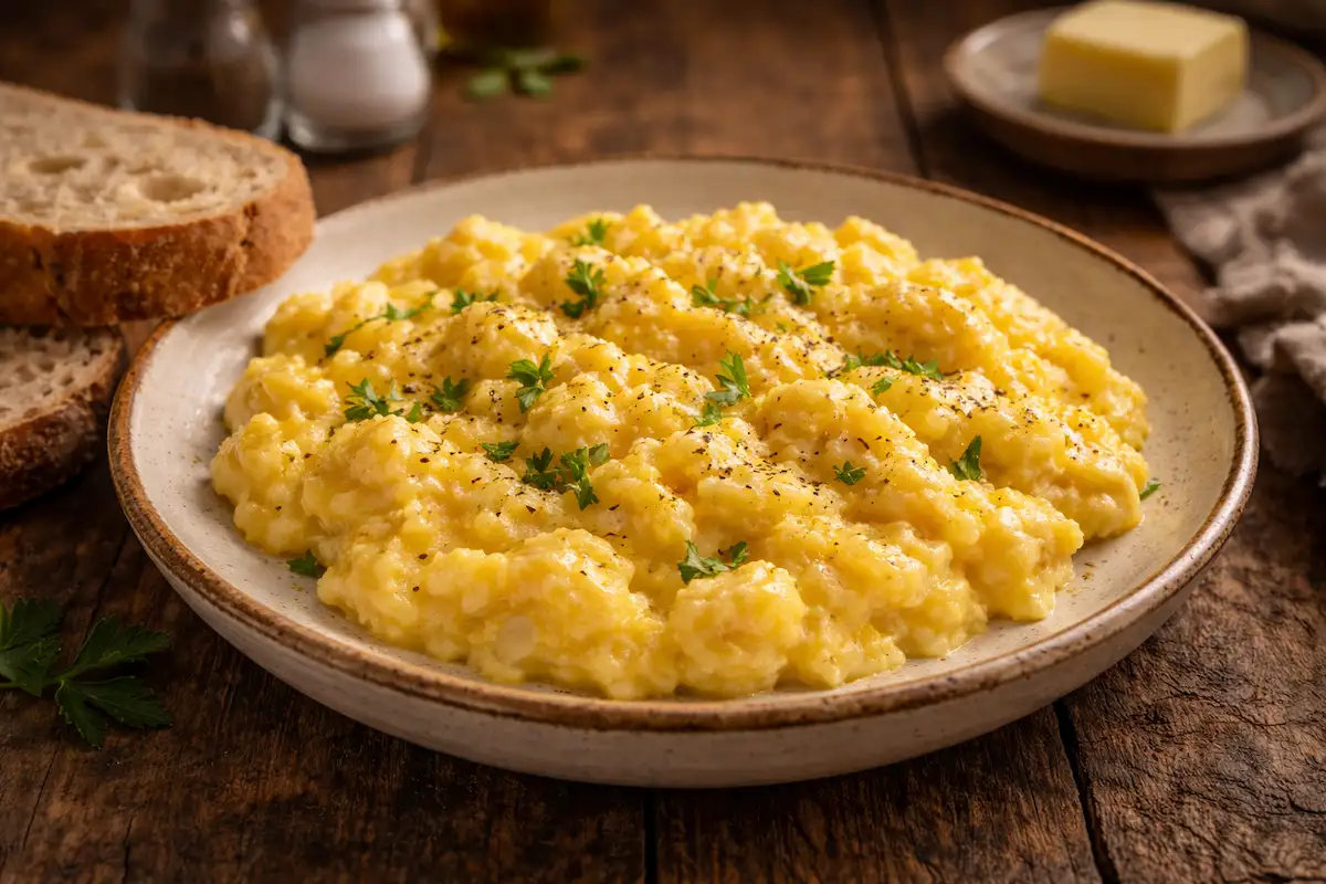 Kremasta kajgana na maslacu recept