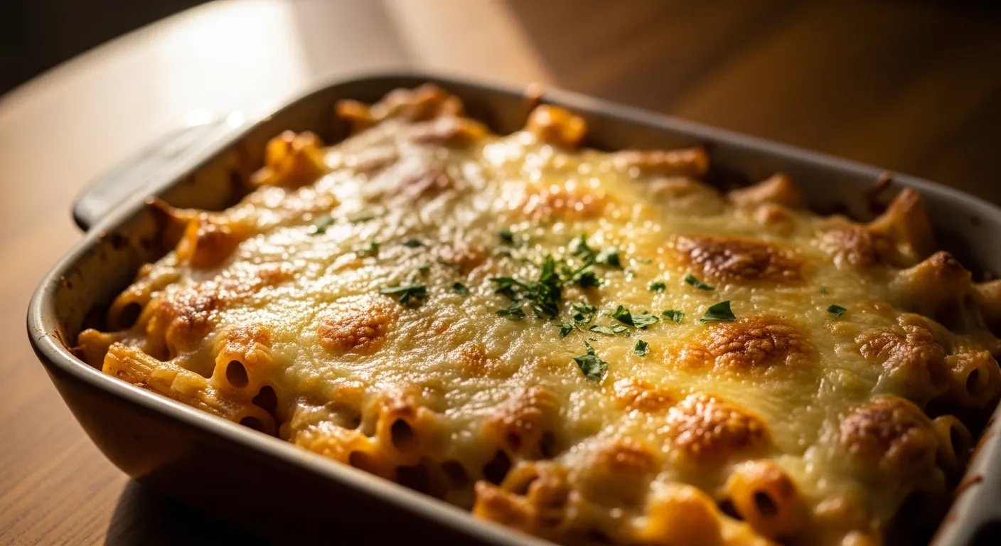 Zapečena tjestenina sa sirom – recept