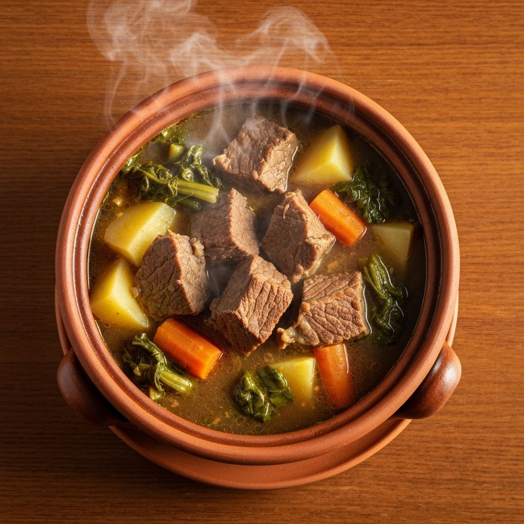 Lonac sa Mesom i Povrćem